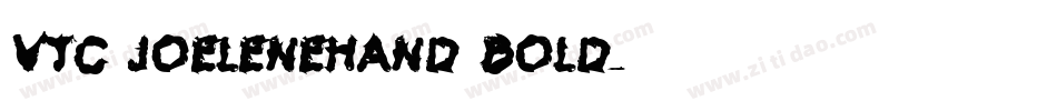 VTC JoeleneHand Bold字体转换